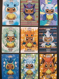 Pokemon Let's Go Eevee Database Peru Poncho Heart Holo Gengar Zard US Seller - Image 1