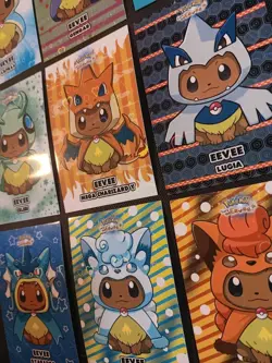 Pokemon Let's Go Eevee Database Peru Poncho Heart Holo Gengar Zard US Seller - Image 3