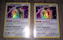 Pokemon TCG Shining Arceus Shining Legends 57/73 Reverse Holo Rare (X2) - Image 1