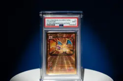 2021 Gold Metal Charizard Pokemon Celebrations Ultra Premium #4 PSA 9 MINT - Image 1