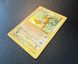 1999 POKEMON TCG RAICHU BASE SET HOLO UNLIMITED 14/102 HP/DMG - Image 2
