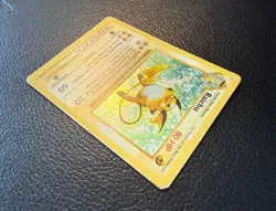 1999 POKEMON TCG RAICHU BASE SET HOLO UNLIMITED 14/102 HP/DMG - Image 3