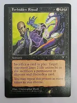 Forbidden Ritual Visions Regular MTG - Image 1