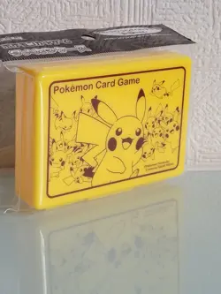 Pokemon Card Game Damage Counter Case Pikachu Yellow Japan New - Image 3