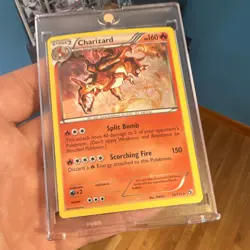 Pokemon TCG Legendary Treasures Charizard 19/113 Holo “BLEED” error English 2013 - Image 2