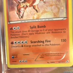 Pokemon TCG Legendary Treasures Charizard 19/113 Holo “BLEED” error English 2013 - Image 3