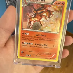 Pokemon TCG Legendary Treasures Charizard 19/113 Holo “BLEED” error English 2013 - Image 5