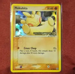 The Pokemon Company Makuhita 54/106 Emerald Reverse Holo 50 HP English Common - Image 1