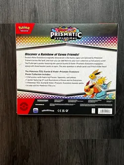 Pokemon Prismatic Evolutions Poster Collection Box New Sealed - Image 2