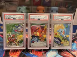 2026 Pokemon First Partner Illustration PSA 10 Sequential Set 01/02/03 RARE!!! - Image 1