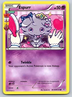 Espurr RC14/RC32 Common Generations Pokemon Near Mint - Image 1
