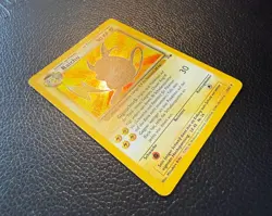1999 POKEMON TCG RAICHU FOSSIL HOLO UNLIMITED GERMAN 14/62 MP - Image 5