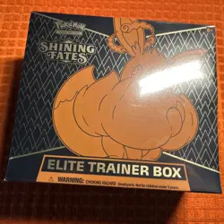 Pokemon TCG Shining Fates Elite Trainer Box ETB New Sealed Cards - Image 1