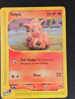 Pokemon TCG Vulpix 136 Expedition Mint Near Mint (non-holo) - Image 1