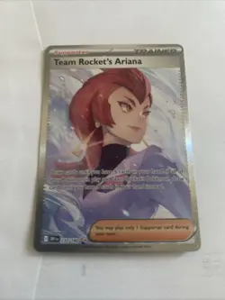 Team Rockets Ariana 237/182 SPECIAL ILLUSTRATION RARE Pokemon Destined Rivals NM - Image 1
