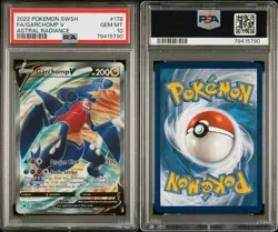 2022 POKEMON SWORD & SHIELD ASTRAL RADIANCE #178 FULL ART/GARCHOMP V PSA 10 - Image 3