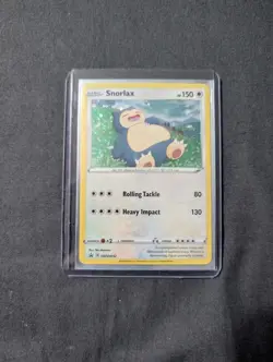Pokemon TCG Sword & Shield Snorlax Black Star Promo SWSH032 Galaxy Swirl! - Image 1