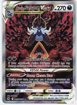 Pokemon Hisuian Samurott VSTAR GG52/GG70 Holo Crown Zenith Galarian Gallery - Image 1