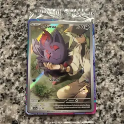 N's Zorua - 189 (Pokemon Center Exclusive) 189 Sv: Scarlet & Violet Promo SEALED - Image 1