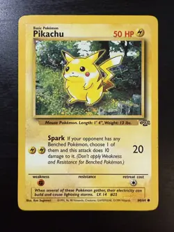Pikachu 60/64 - Jungle - Common - Pokemon TCG - LP - Image 1