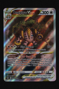 2023 Pokemon Crown Zenith Regigigas VSTAR GG55/GG70 Alt Art Galarian Gallery NM - Image 3