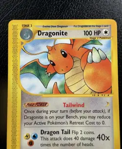 Dragonite 43/165 Non Holo Rare Expedition Pokemon TCG NM/LP - Image 2