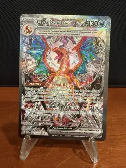 Pokemon TCG Charizard EX Obsidian Flames Holo Special Full Art 223/197 - Image 1