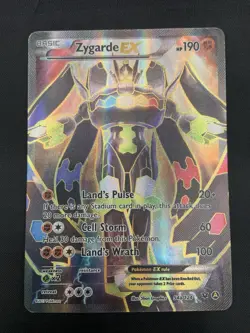 Pokemon Zygarde EX Mega Powers Coll. Full Alt Art Promo #54a MP - Image 2