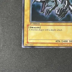 Red-Eyes Black Dragon LOB 1st Ed Yu-Gi-Oh! Ultra Rare English USA Asian cxlit0fe - Image 4