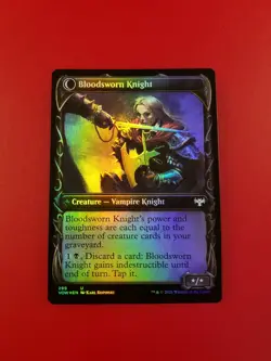 1x Bloodsworn Squire | FOIL Showcase | Innistrad Crimson Vow | MTG Magic Cards - Image 4