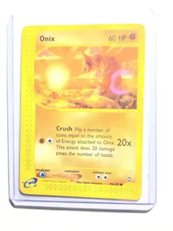 ONIX - 98/147 - Aquapolis - Common - Pokemon Card - NM - Image 1