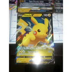 Pokemon TCG Jumbo Oversized Card Lot 4 Promo Umbreon GX Pikachu V Leafeon NM - Image 2