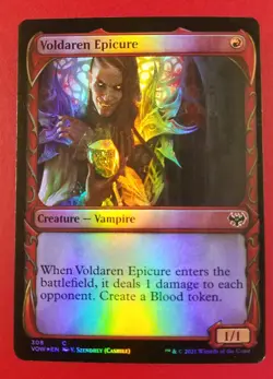 1x Voldaren Epicure | FOIL Showcase | Innistrad Crimson Vow | MTG Magic Cards - Image 1