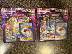 Lot of 2- Pokemon TCG Lightning Set. (8 Booster Packs With 2 Additional Cards) - Image 1