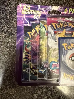 Lot of 2- Pokemon TCG Lightning Set. (8 Booster Packs With 2 Additional Cards) - Image 3