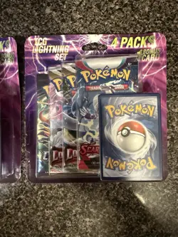 Lot of 2- Pokemon TCG Lightning Set. (8 Booster Packs With 2 Additional Cards) - Image 5