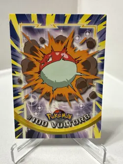 Topps Pokemon #100 Voltorb Regular Electric Ball TV Animation Edition - Image 1