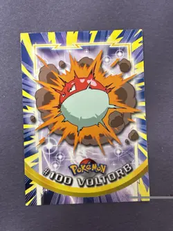 Topps Pokemon #100 Voltorb Regular Electric Ball TV Animation Edition - Image 3