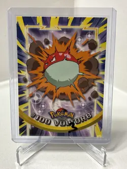 Topps Pokemon #100 Voltorb Regular Electric Ball TV Animation Edition - Image 5