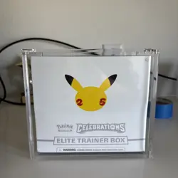 Pokemon TCG Celebrations ETB Elite Trainer Box 25th & Protector Box -New Sealed - Image 1