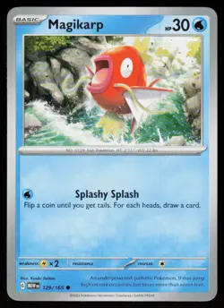 Magikarp 129/165 Common 151 Pokemon Near Mint - Image 1