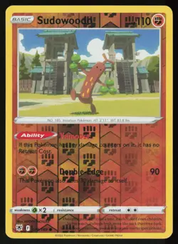 Sudowoodo 074/189 Common Astral Radiance Pokemon Reverse Holo Near Mint - Image 1