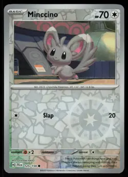 Minccino 125/159 Common Journey Together Pokemon Reverse Holo Near Mint - Image 1