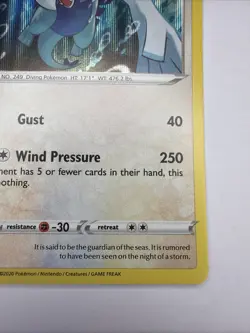 Pokemon TCG Lugia Sword & Shield: Vivid Voltage 132/185 Holo Rare NM/Mint - Image 5