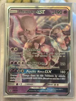 The Pokemon Company Mewtwo GX Promo Holo SM196 SM HP 190 Eng 2019 - Image 1