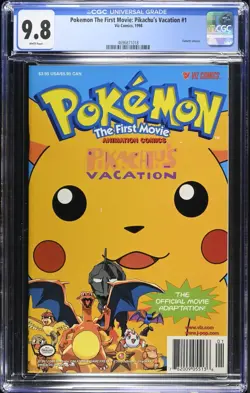 Pokemon The First Movie: Pikachu's Vacation #1 - CGC 9.8 - NM/MT - Newsstand 19 - Image 1