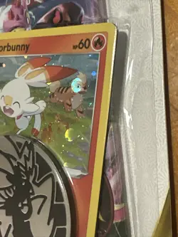 Pokemon Lost Origin Blisters Scorbunny Holo + Scorbunny Holo Swirl See Pictures - Image 5