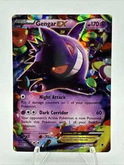 Gengar EX Ultra Rare *HOLO* XY - Phantom Forces 34/119 Pokemon TCG LP - Image 1