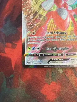 Pokemon TCG Scizor VMAX Darkness Ablaze 119/189 Holo Ultra Rare - Image 5
