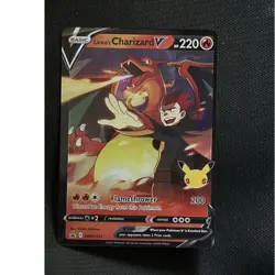Pokemon TCG Pokemon Company Lance's Charizard V SWSH133 Promo Holo 220 HP ENG - Image 1